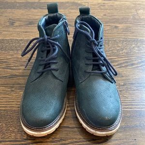 Zara Boys Navy Blue Zipper Dress or Casual Boots Size 1 (euro 32)